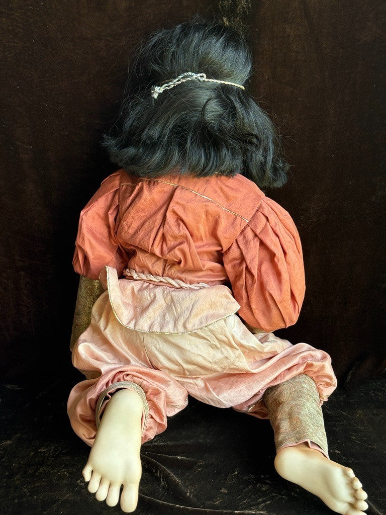 Rare Lifelike Annette Himstedt 29” Porcelain Doll Jondal New in Box LE 70