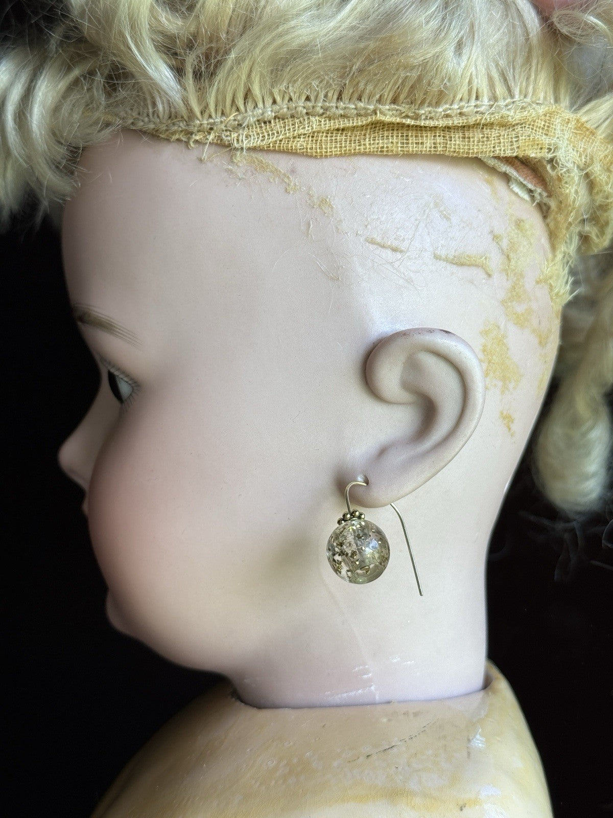 Large Antique German 31” Simon Halbig Dep 1079 Bisque Head Doll