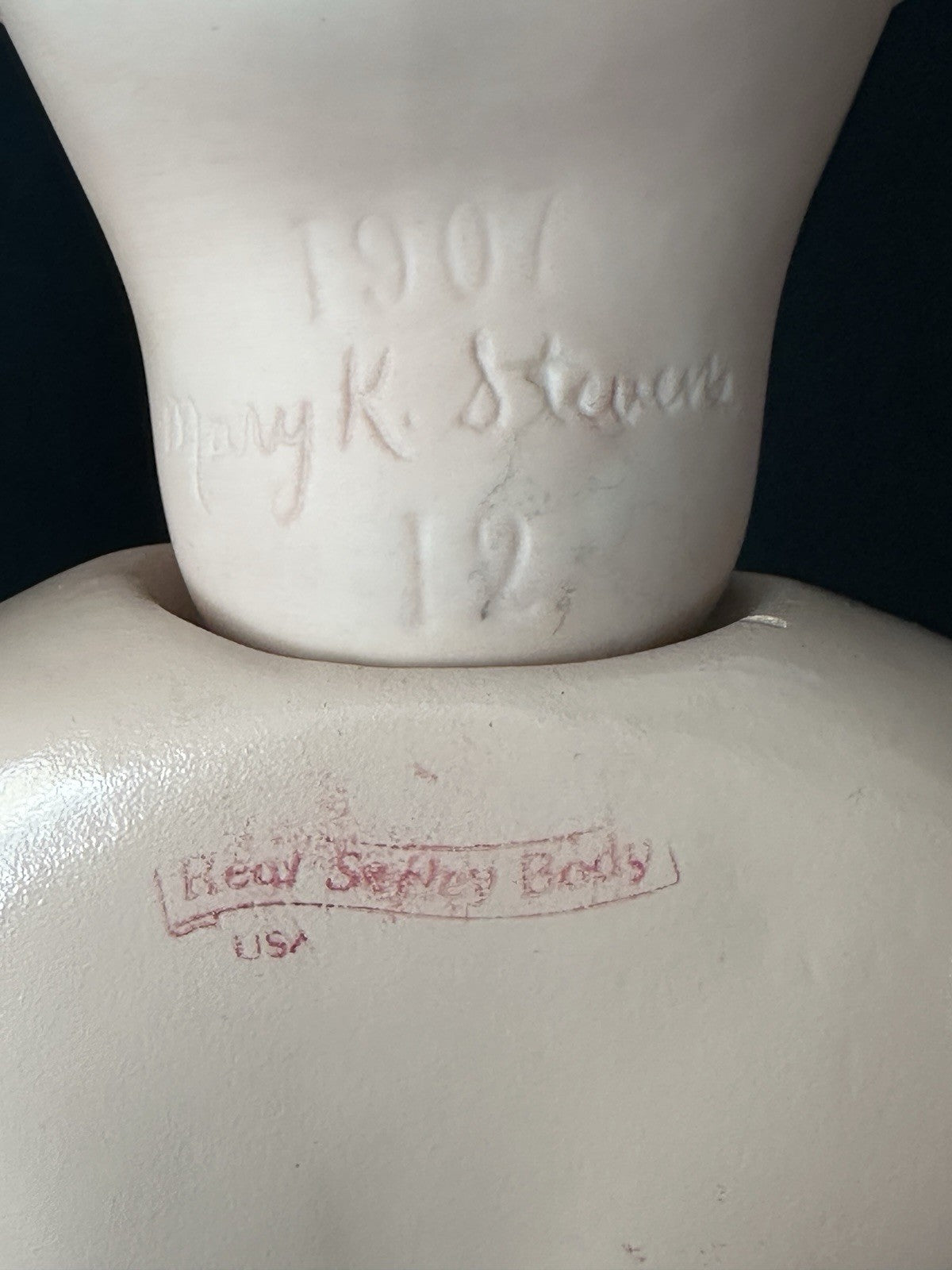 Artist Reproduction of Antique French Jumeau Closed Mouth 23” Doll Mold 1907