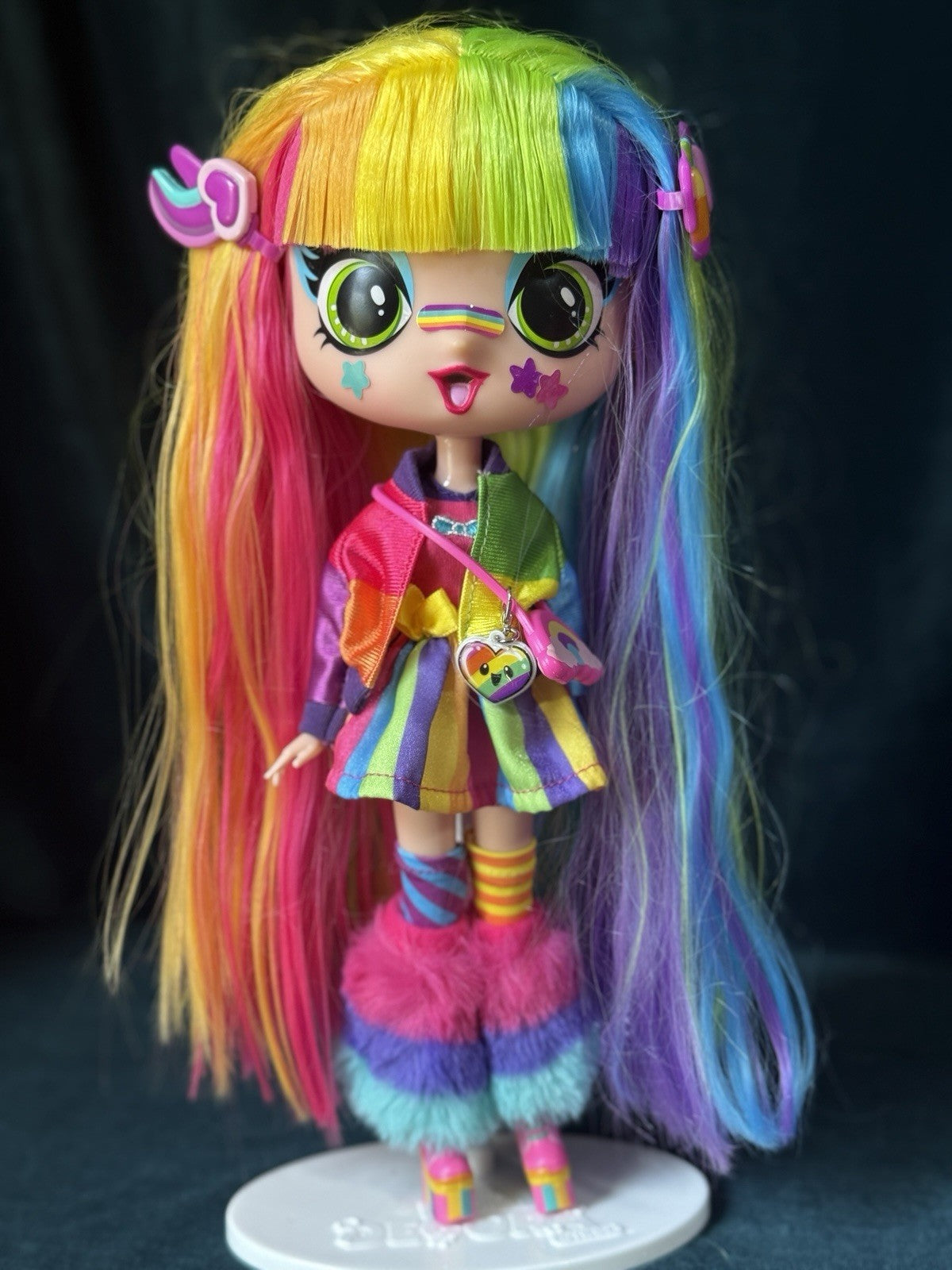 Lot Of 9 Decora Fashion Girlz , Fidgie Friends Unicorn Sprinkles Dolls