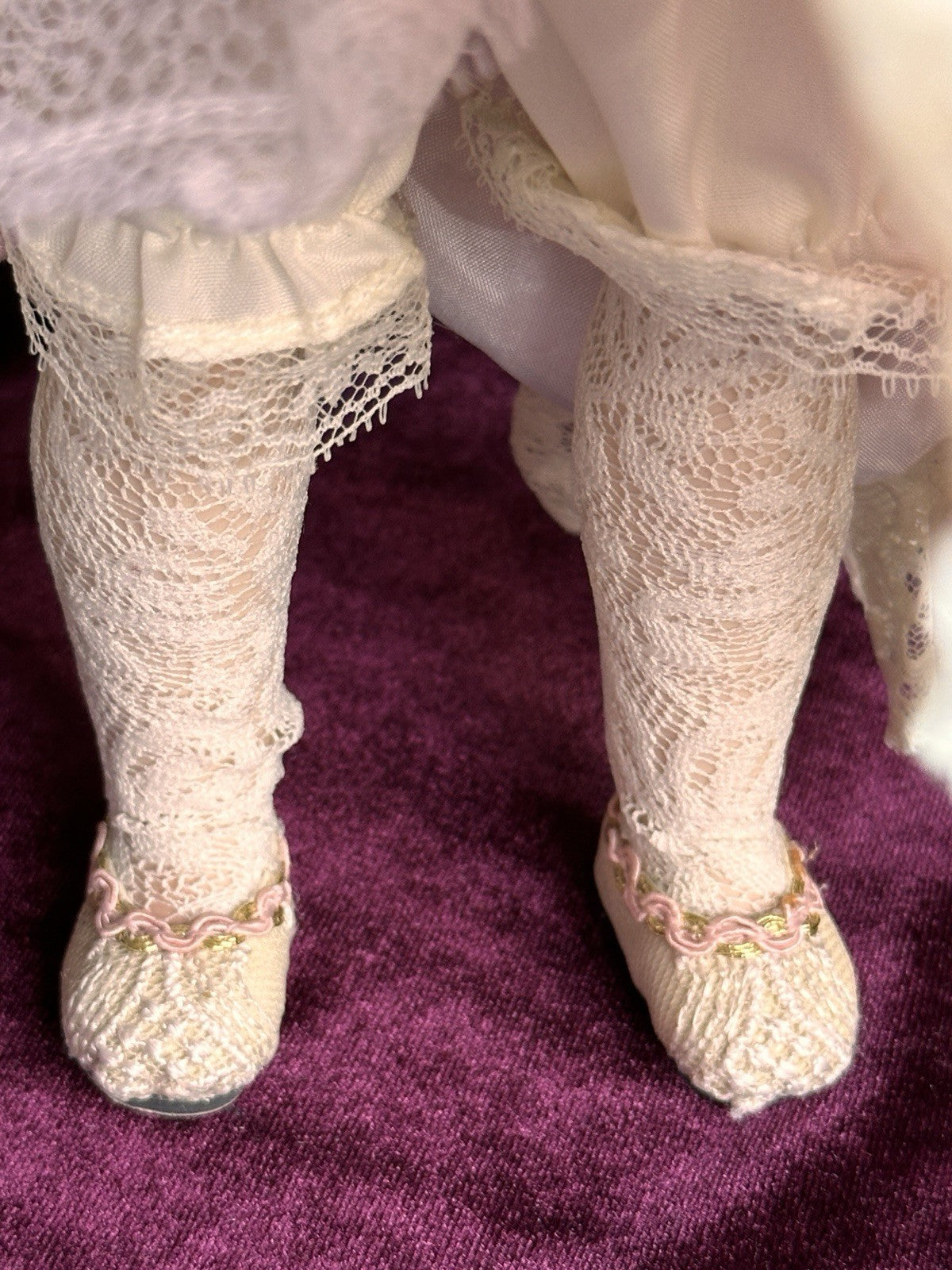 Patricia  Loveless 14" Porcelain Reproduction of Antique French Bebe Doll LE 200