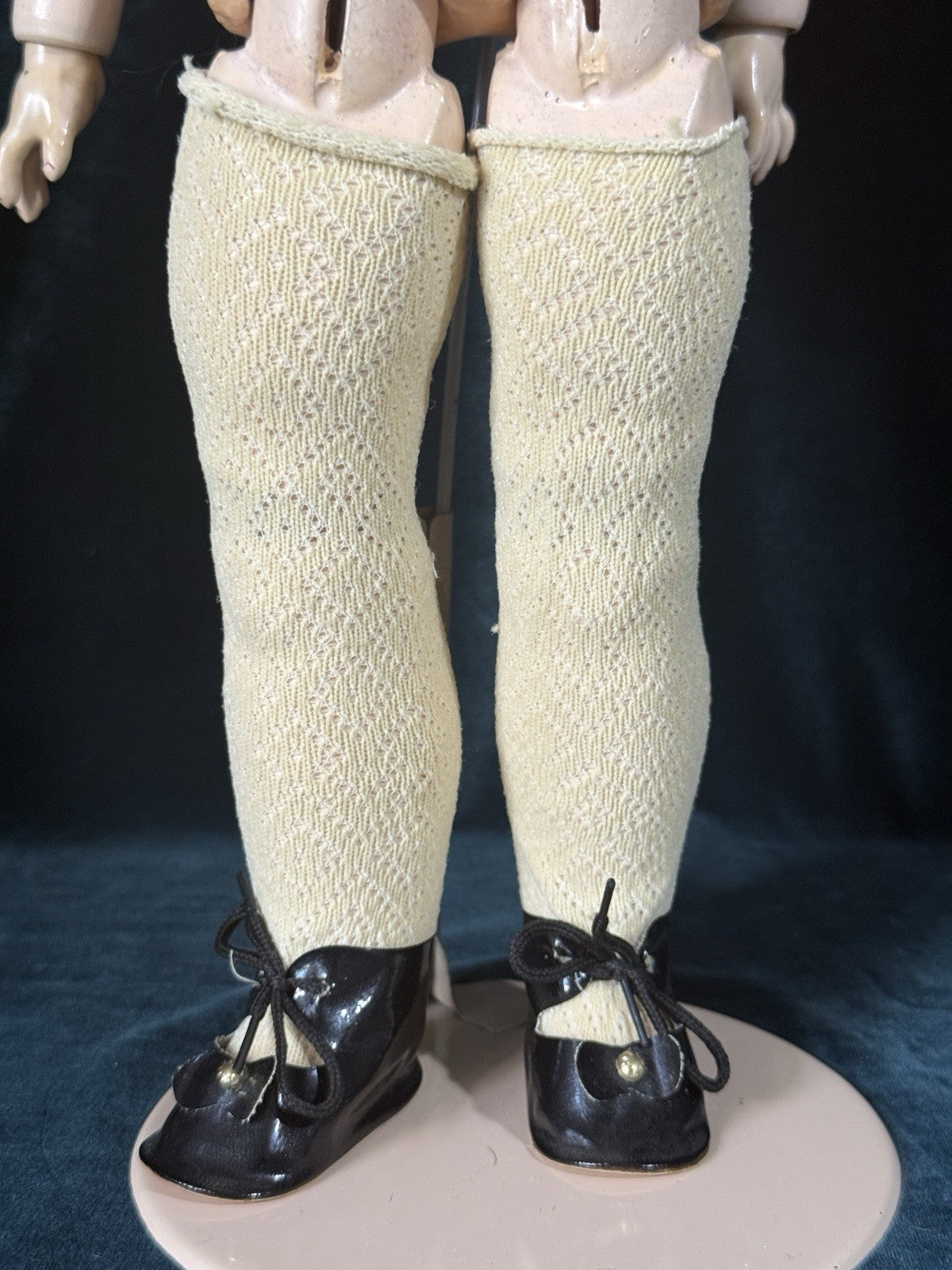 Antique German Hertel, Schwab (?) Mold 136/10 Bisque Head 18” Doll