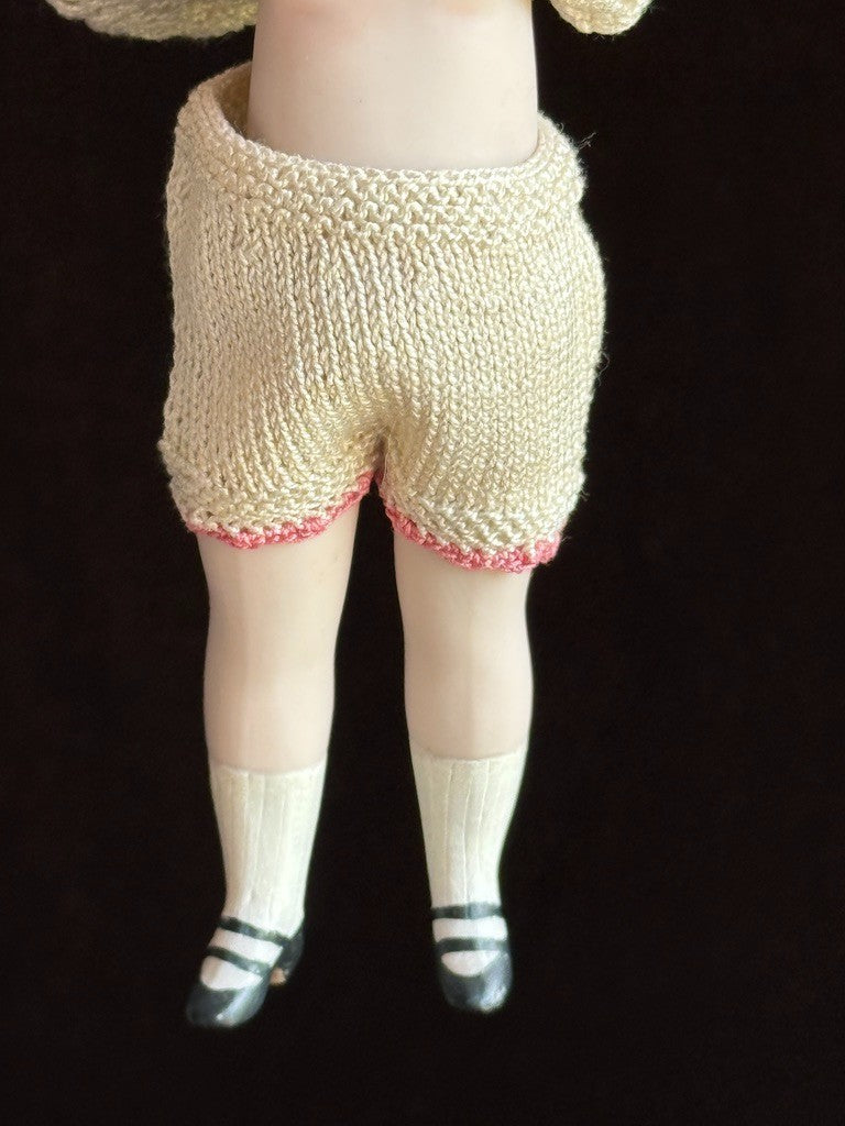 Miniature Cathy Hansen Porcelain Repro Antique French Mignonette Dollhouse Doll