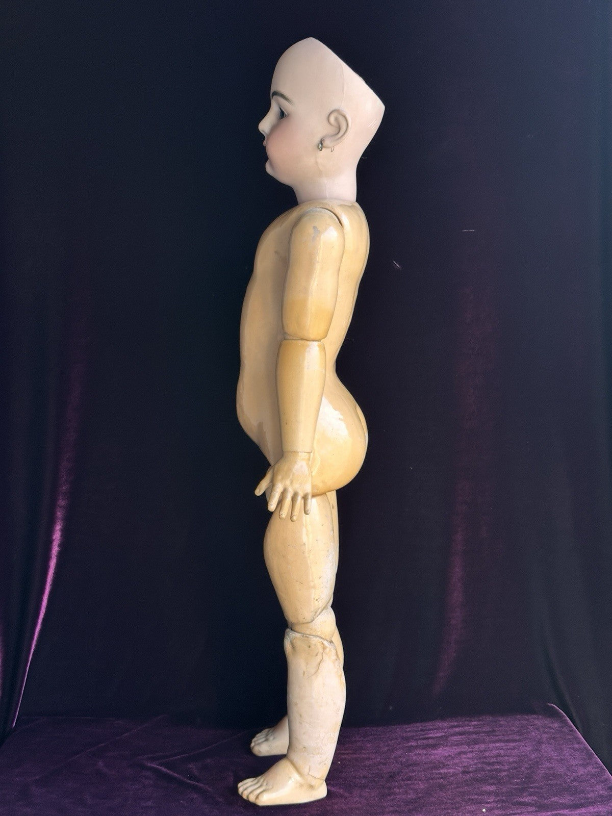 Large Antique German 31” Early Heinrich Handwerck 79 Bisque Head Doll