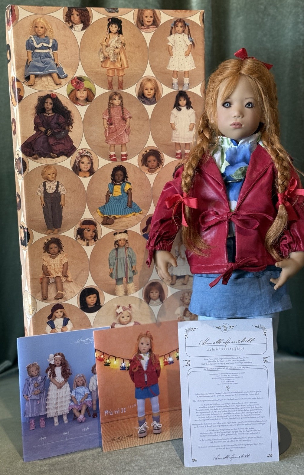 Vinyl Annette Himstedt 26” Doll “Runi II” 1998 Box/COA/Ribbon