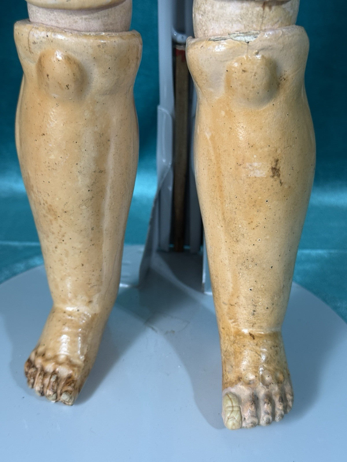 Antique German Simon Halbig  Bisque Head Composition Body 23” Doll