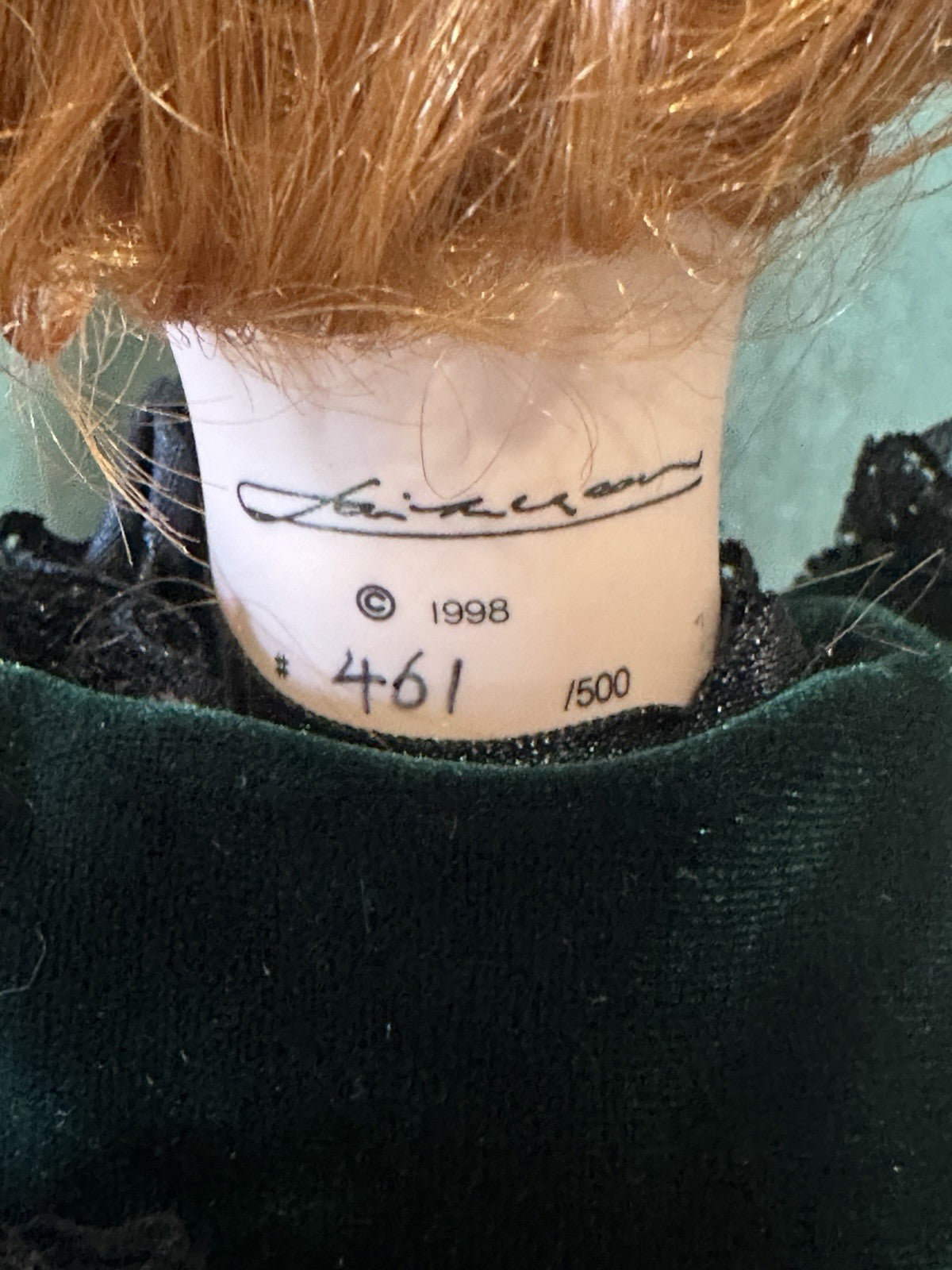 Jan Mclean 24" Porcelain Doll “Lily Marlane” Tag/COA For Exclusively Yours 1998