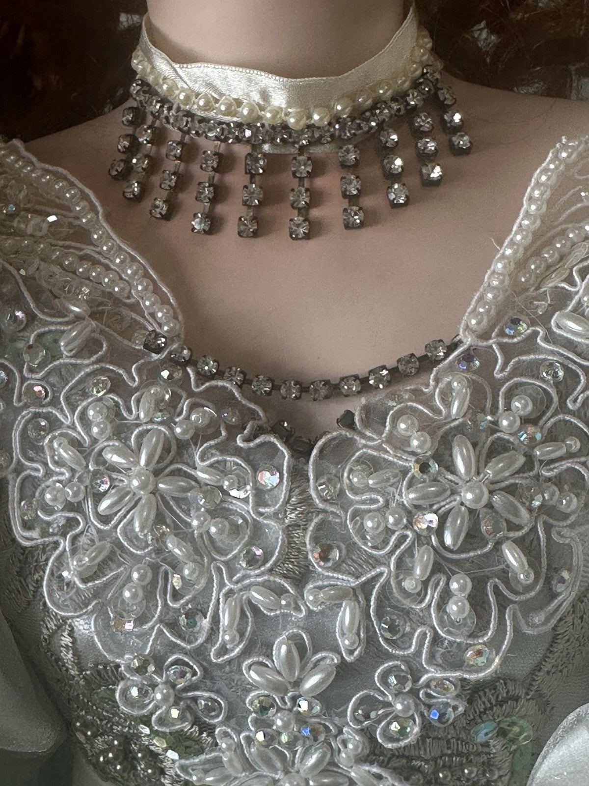 Collectible Large 42” Porcelain Doll “Sage ” by Rustie LE 2000 COA/Stand/Tag