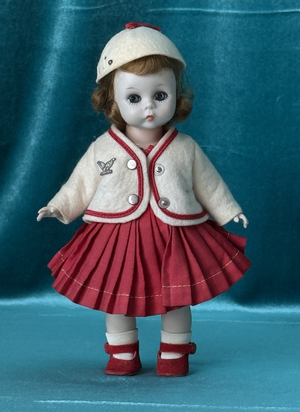 Vintage Madame Alexander WENDY Spectator Sports #578BK Tagged Outfit Walker Doll