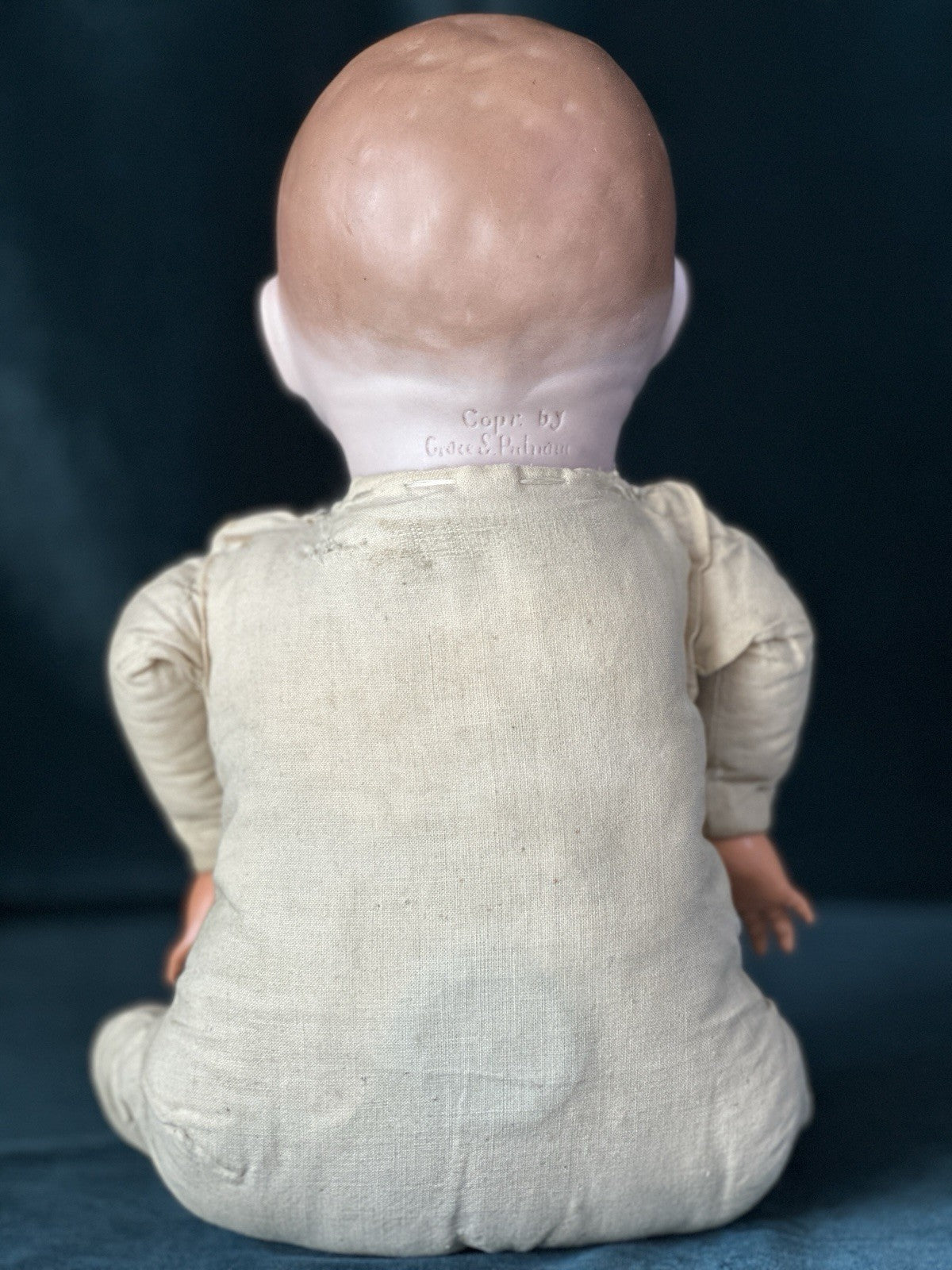 Antique  15” Bye Lo Doll  Bisque  Head by Grace Putnam Working Cryer