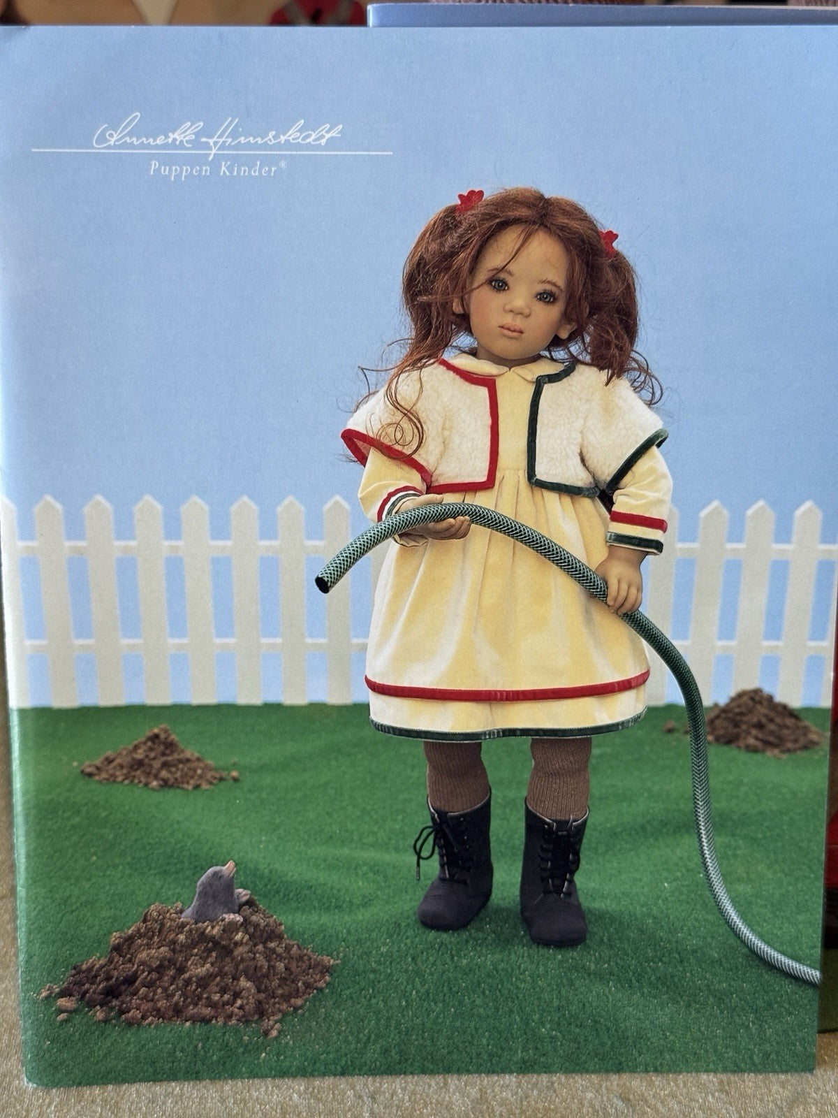 MIB Vinyl Annette Himstedt 23” Doll “Deta” 1998 Box/COA/Tag