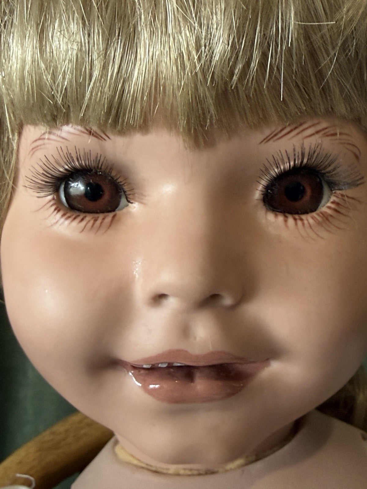 Artist Reproduction Of Porcelain 29” Doll “Shannon” Donna Rubert Mold