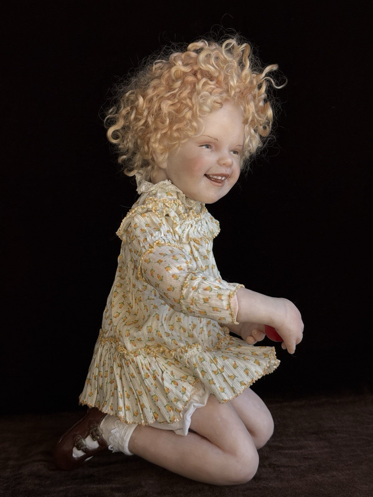 OOAK 11” Jane Bradbury (?) Lifelike Collectible Resin Doll