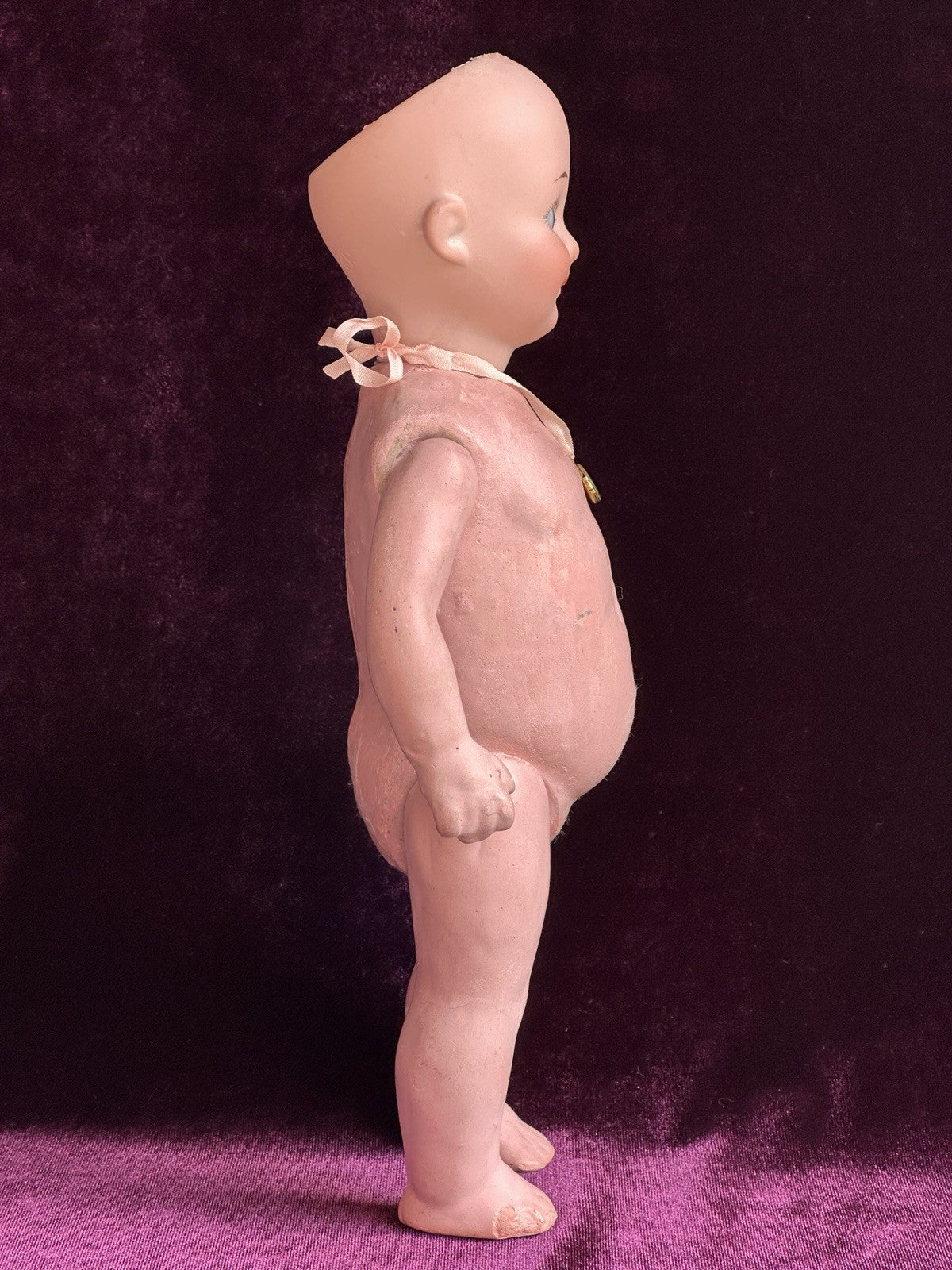 Large Antique German 10” Armand Marseille 323 Googly Eyes Bisque Head Doll