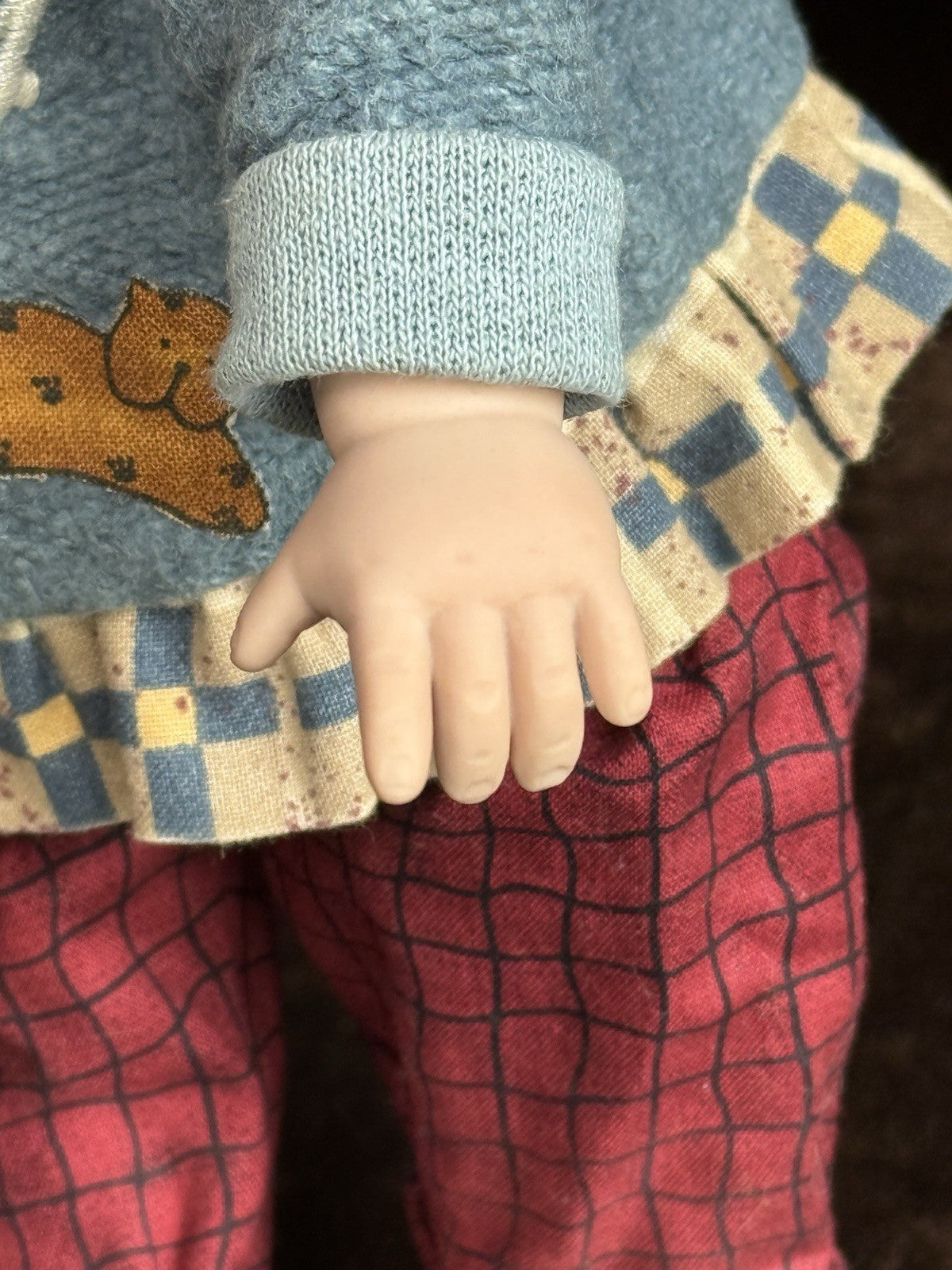 Collectible German 10” Wiltrud Stain Porcelain Alina Baby Doll LE 21