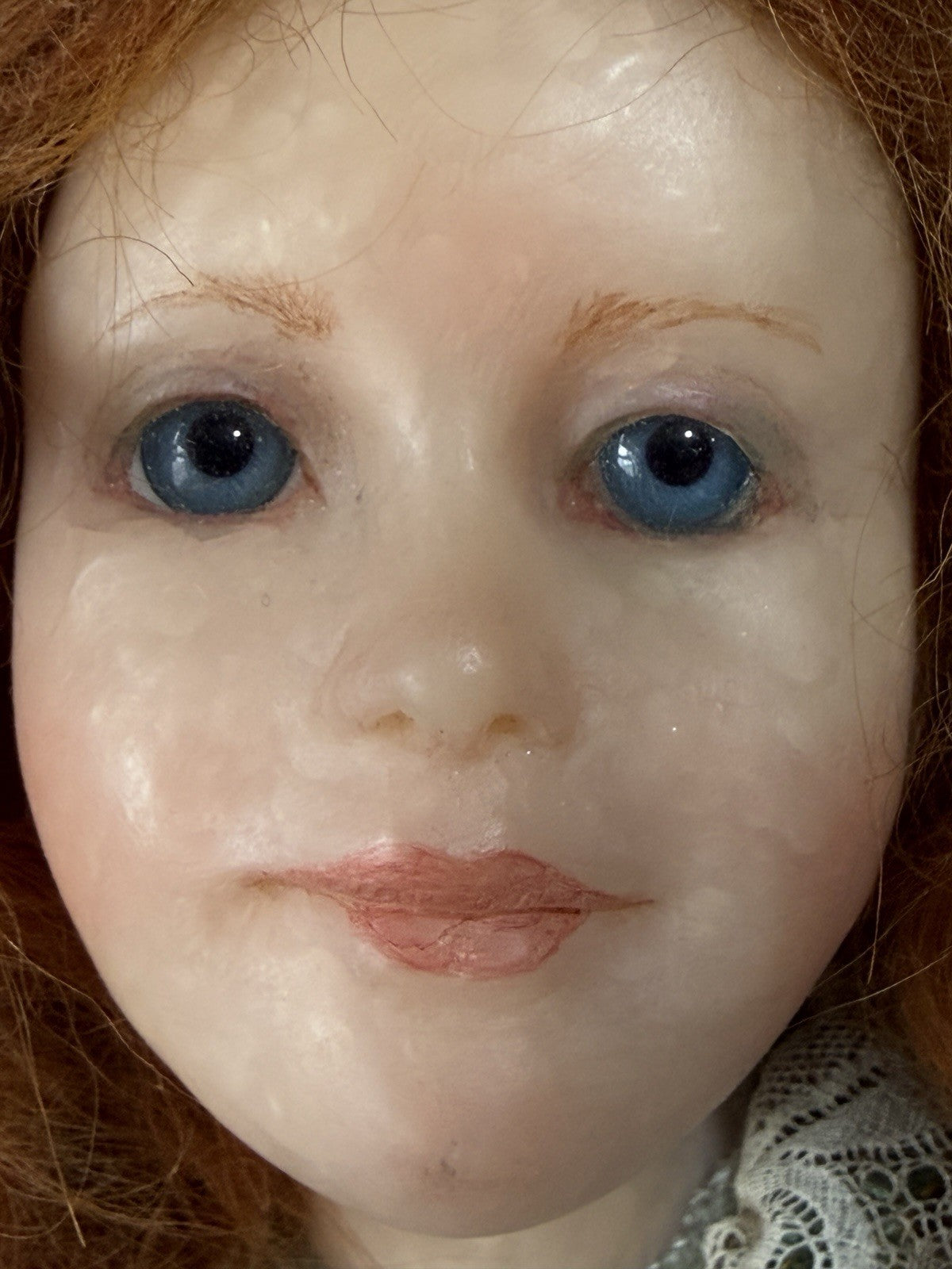 OOAK Collectible Polymer Fimo 15” Doll By Artist Edna Dali 1989