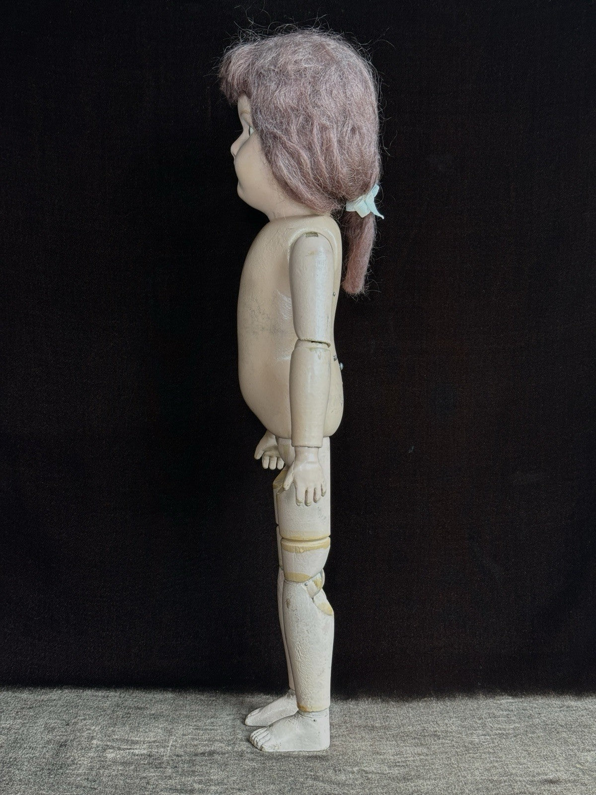 Antique American 20” Schoenhut Wooden Jointed Miss Dolly Doll