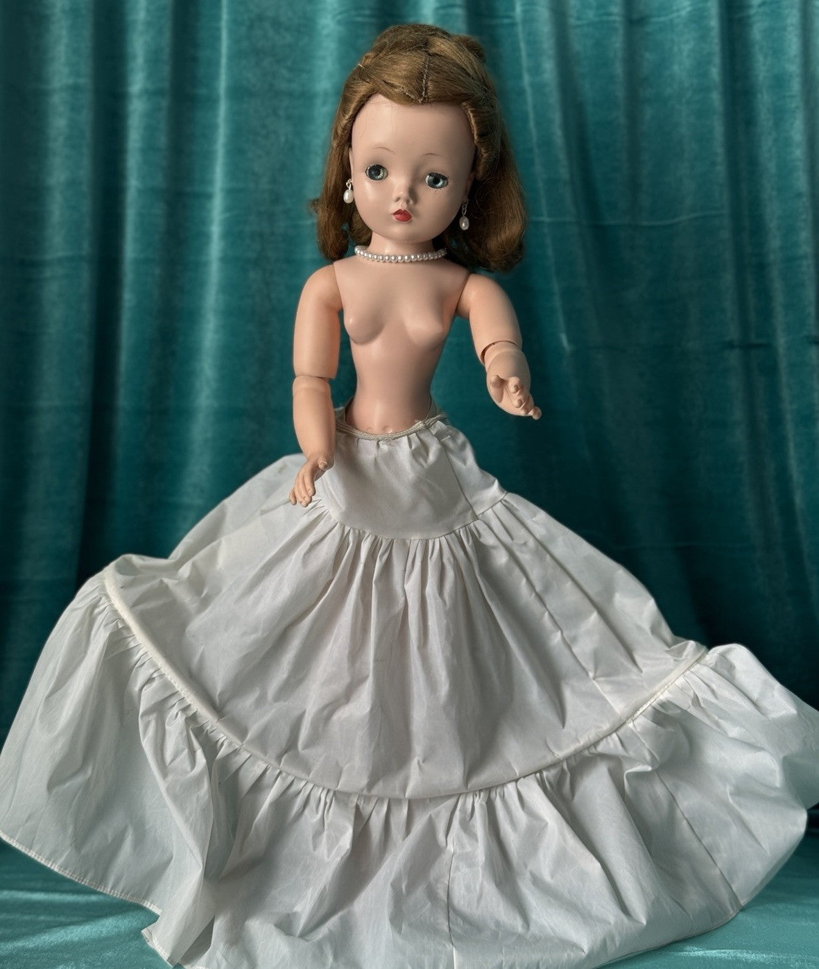 Vintage 1950’s Madame Alexander 20” Cissy Doll Tagged Queen Elizabeth Dress