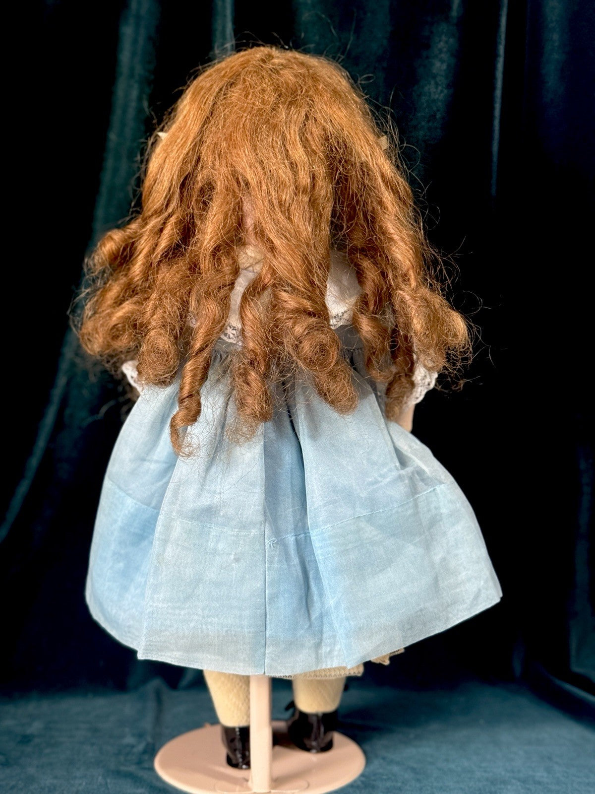 Antique German Hertel, Schwab (?) Mold 136/10 Bisque Head 18” Doll