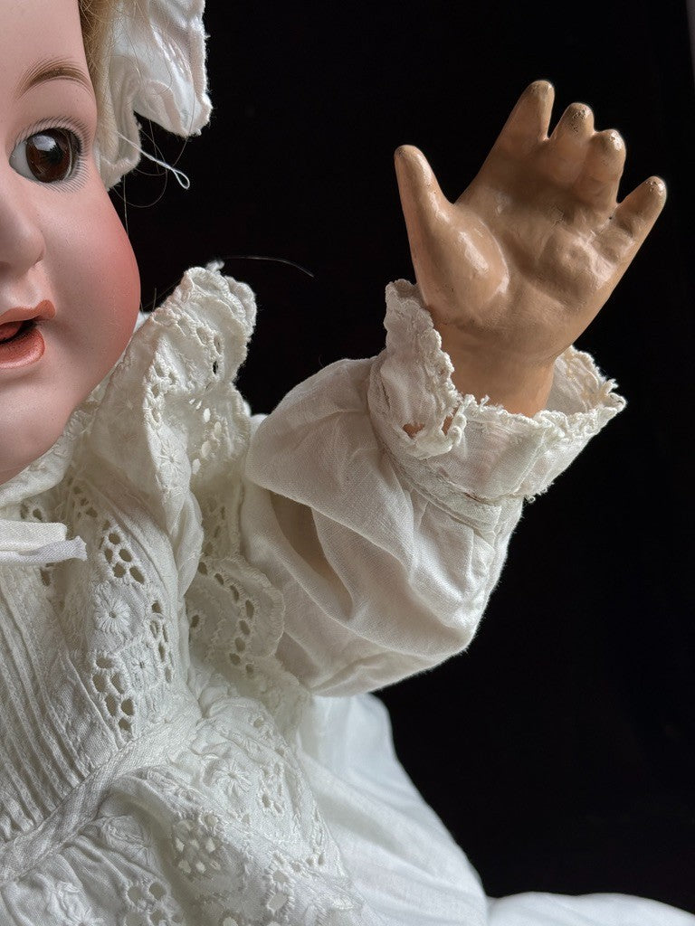 Antique German 22" Simon & Halbig Kammer & Reinhardt 126 Bisque Head Baby Doll