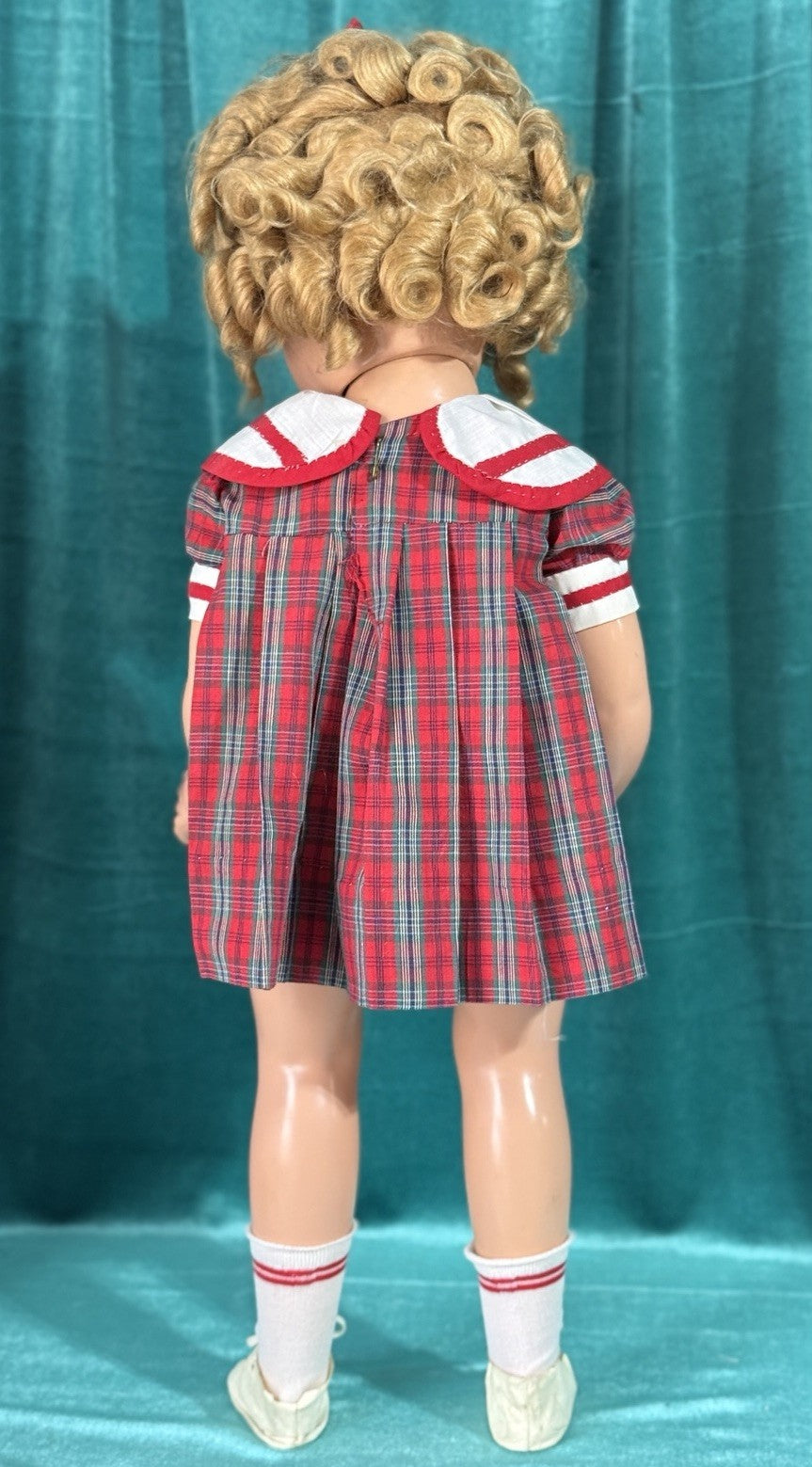 Antique 1930’s Composition 25” Shirley Temple Doll by Ideal Company Flirty Eyes