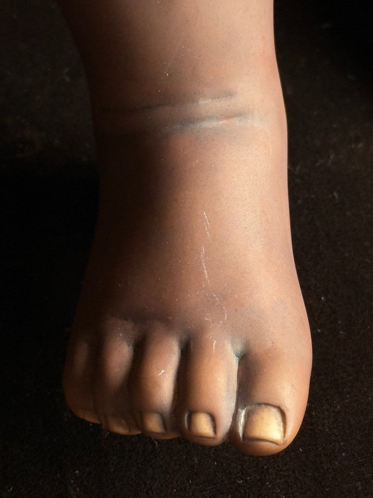 Lifelike 28" Artist Pauline Middleton Porcelain African American Girl Doll LE 20