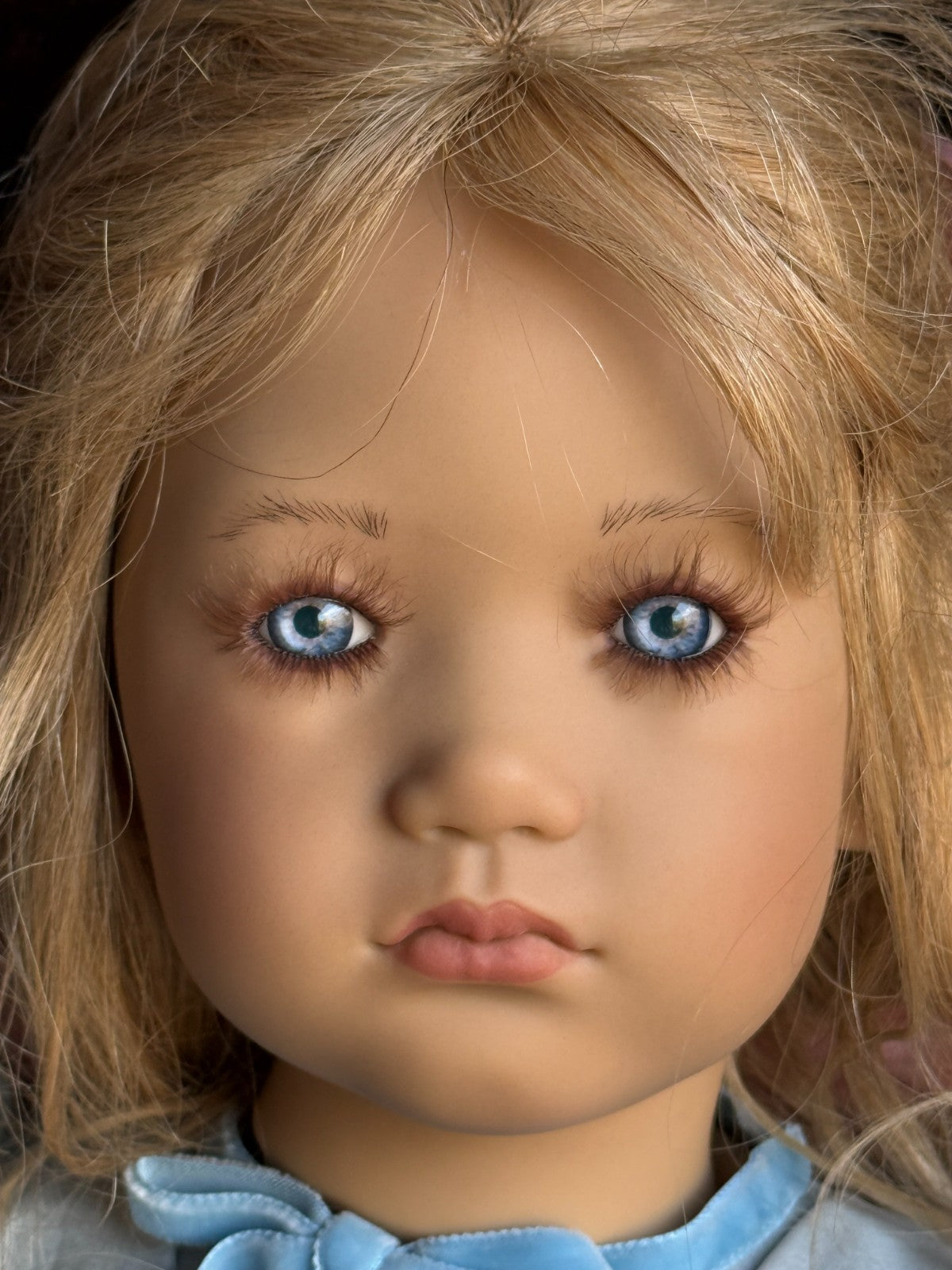 Collectible Annette Himstedt 29” Vinyl Doll Skille Girl from Norway New in Box