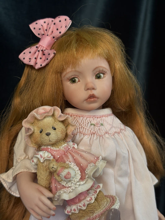 Porcelain 12” Doll “Nicole” By Dianna Effner Expressions Molds