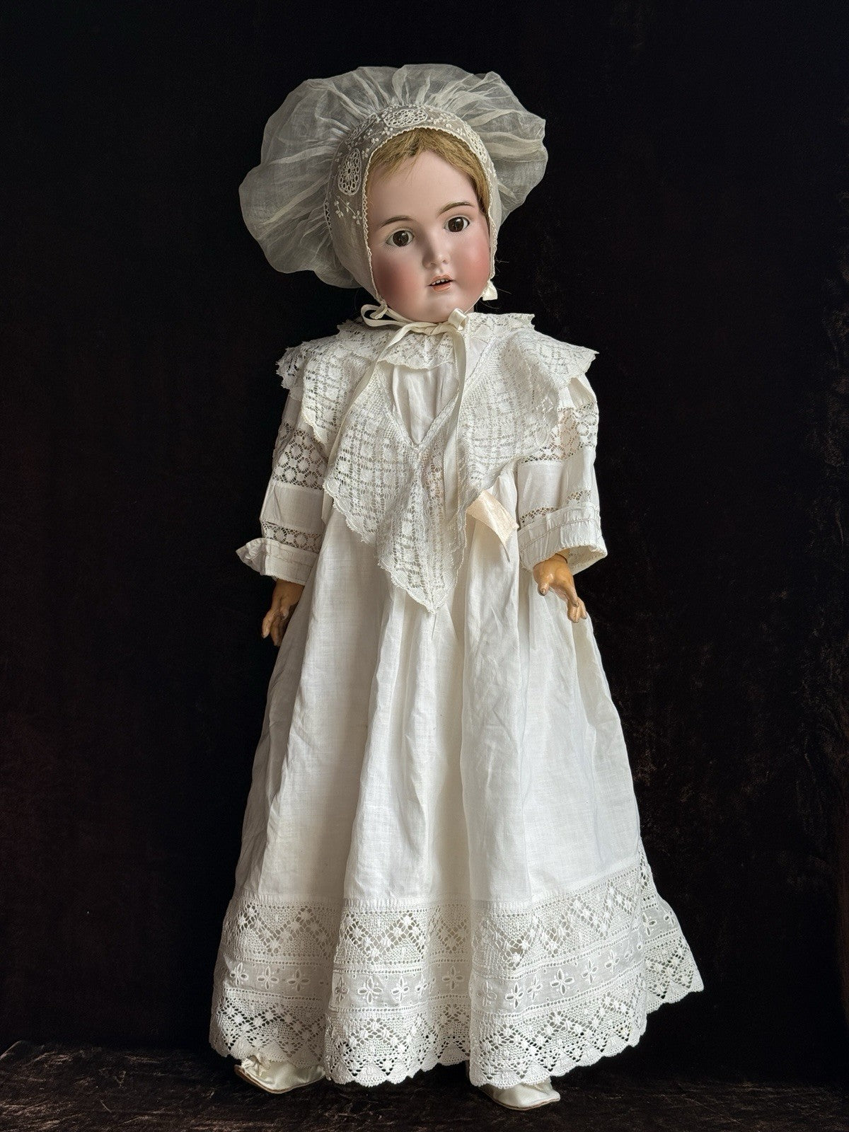 Large Antique German 31” Kestner 171 Bisque Head Doll