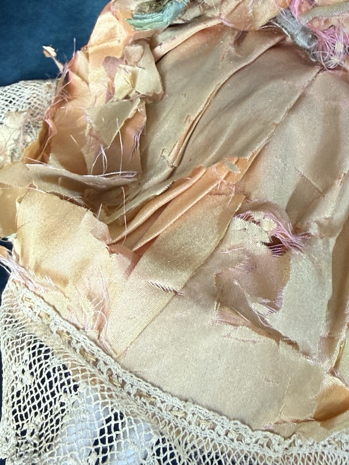 Antique German Pin Cushion Half Doll Arms Away