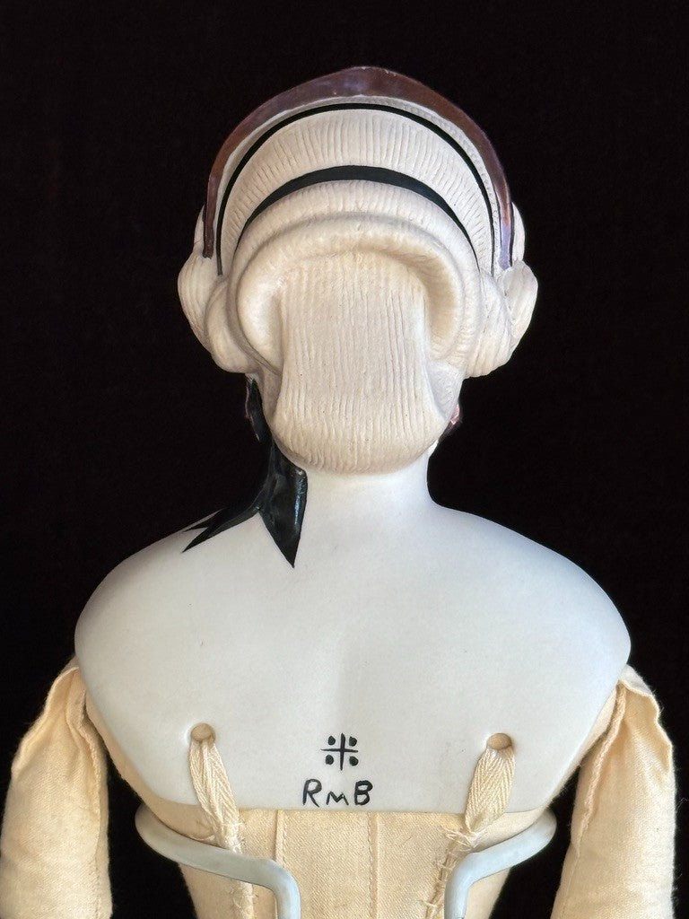 Vintage 19” Ruth Bartlome Porcelain Reproduction of Parian Fashion Lady Doll