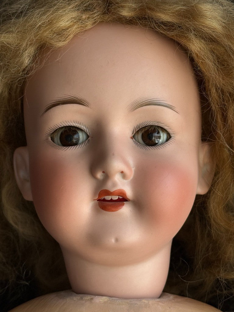Large Antique German 31" Armand Marseille 390 Bisque Head Doll