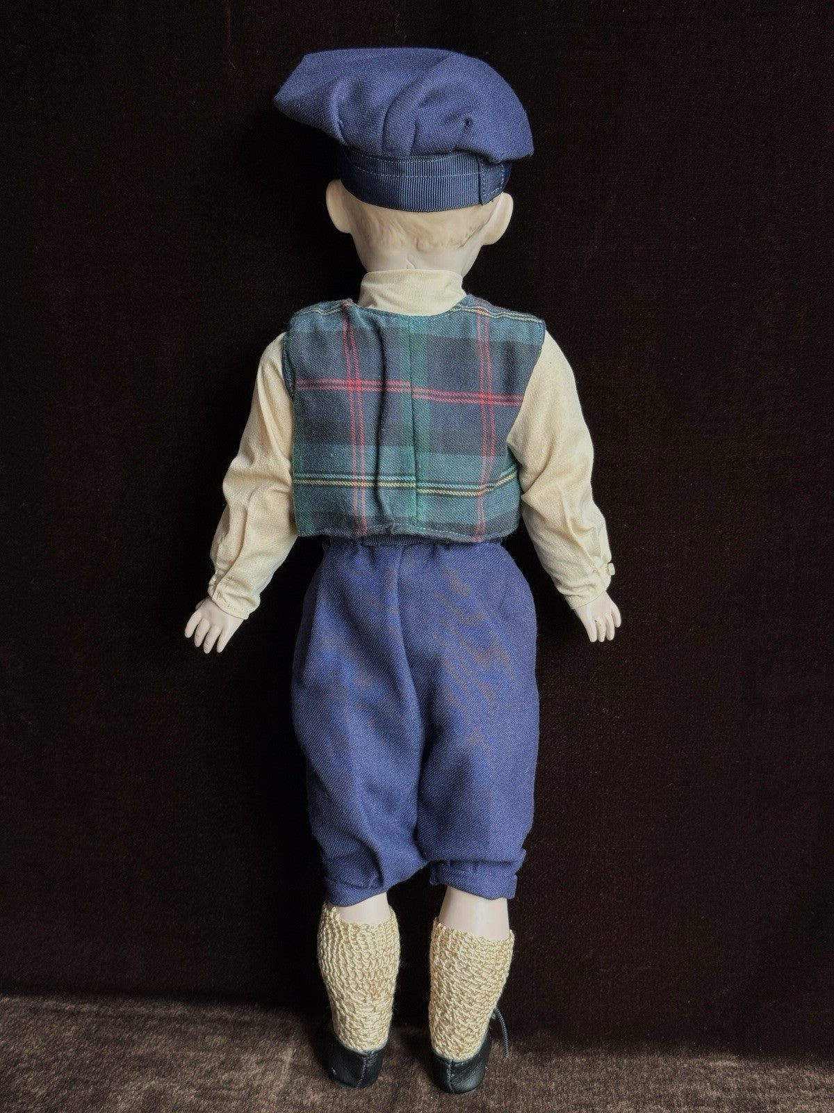 Porcelain/Composition 18” Repro of Antique Gebruder Heubach Character Boy Doll