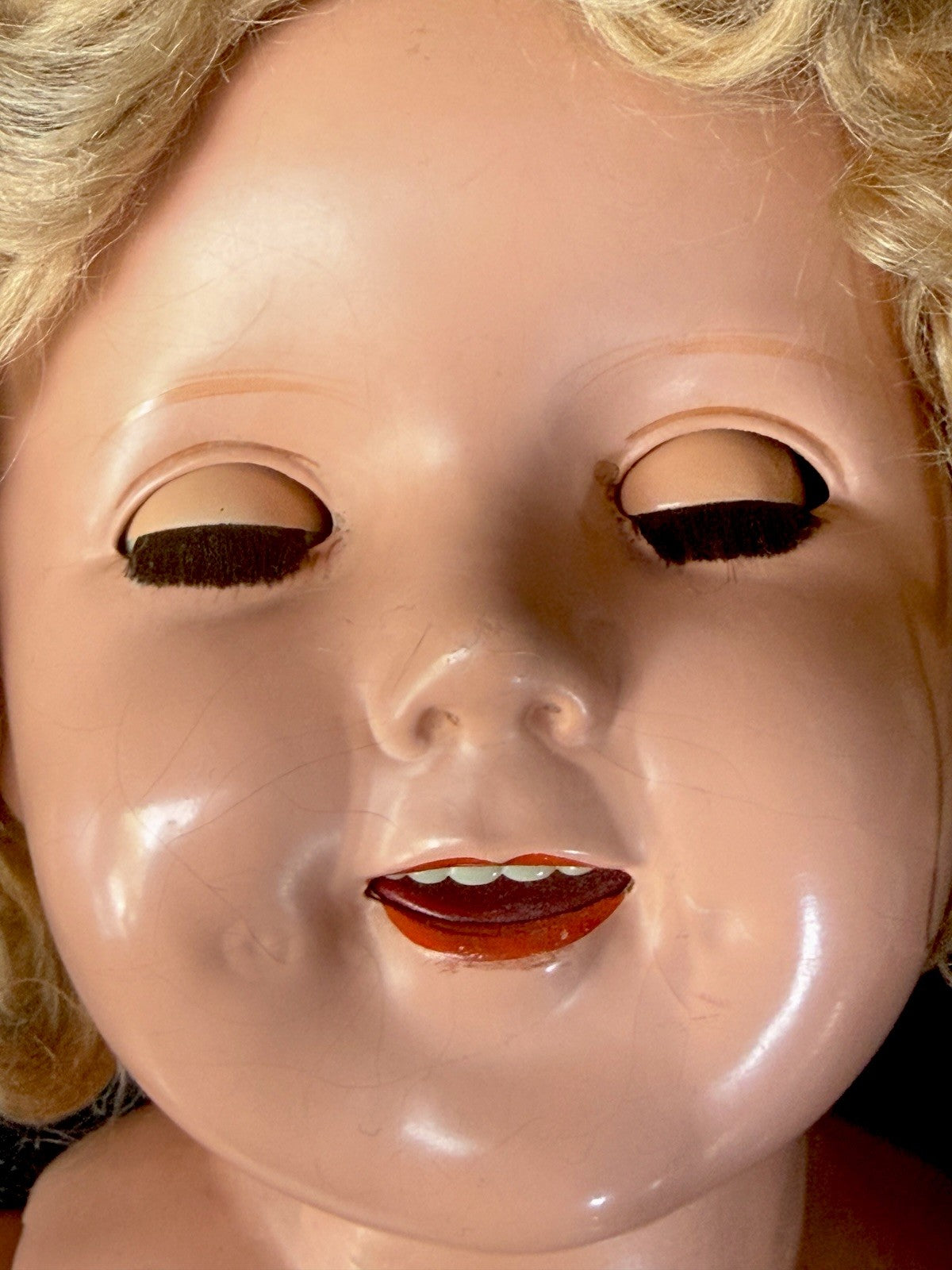 Antique 1930’s Composition 27” Shirley Temple Doll by Ideal Company