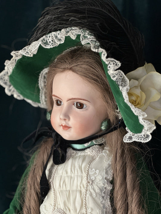Vintage Reproduction of Antique French Andre Thuillier A.14.T. 26” Doll
