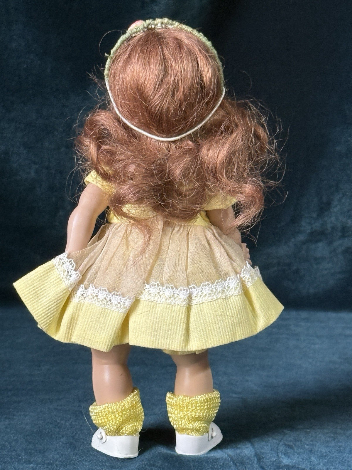 Vintage 1950’s Vogue Ginny Doll Yellow Dress