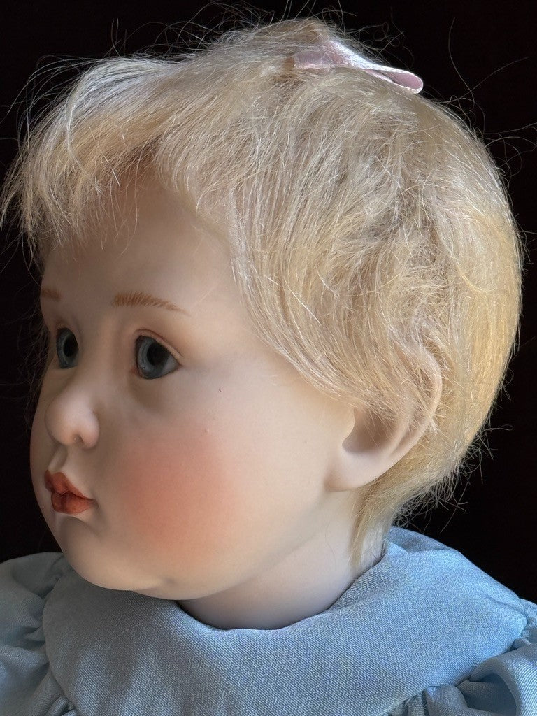Italian Artist Beatrice Perini Porcelain Baby Doll Fiore with Tag LE 20 Damaged
