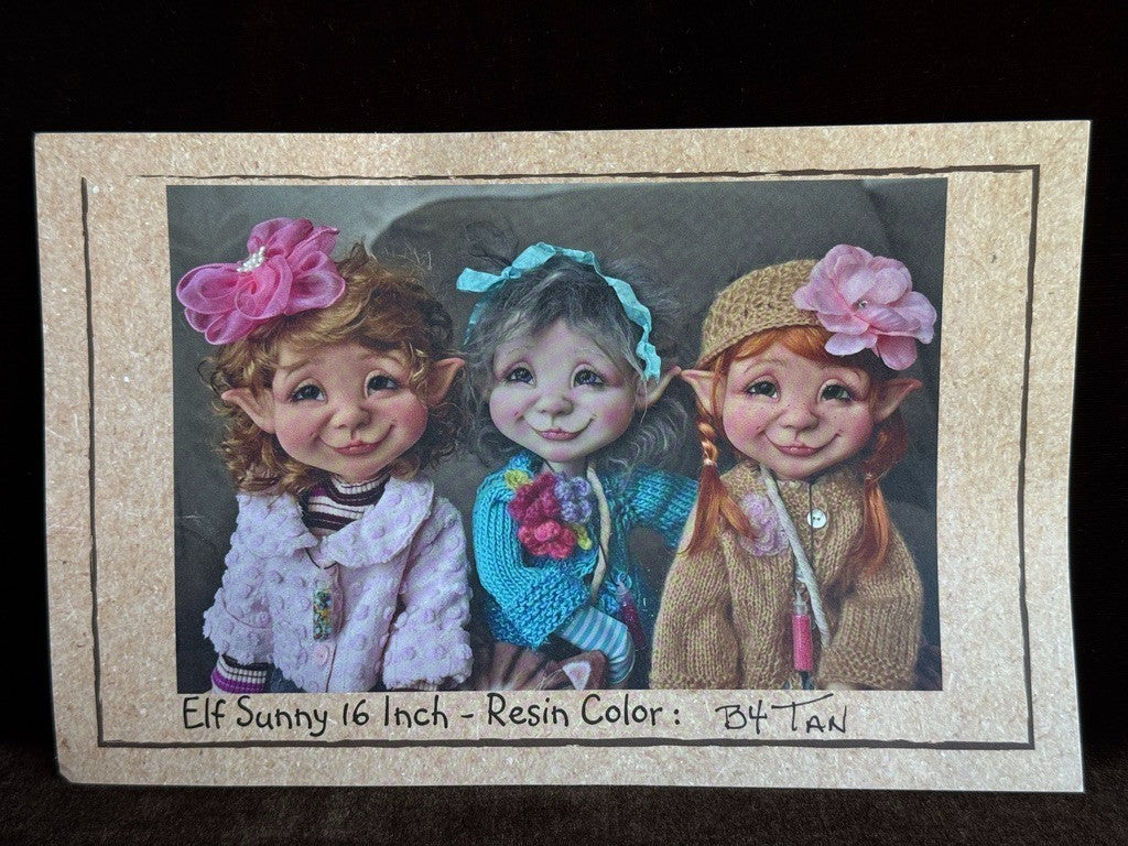 Collectible Kim Arnold Trinket Box 16" Sunny Elf Resin BJD Doll with Certificate