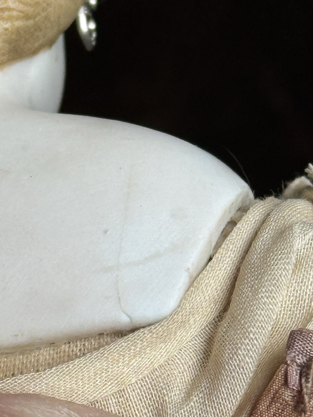 Antique German ABG (?) 11.5” Bisque Head Parian Fashion Doll
