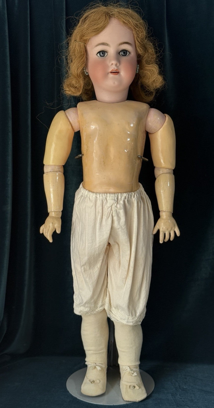 Antique German Simon Halbig Heinrich Handwerck 31” Doll Bisque Head