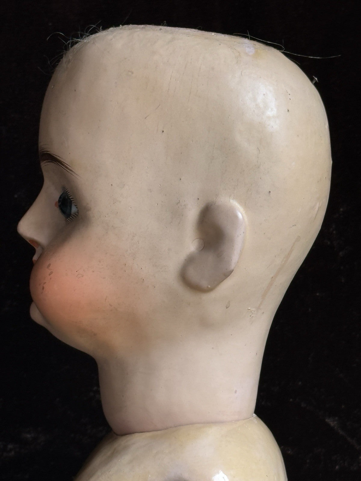 Antique French 21” Tout en Bois All Wood Doll
