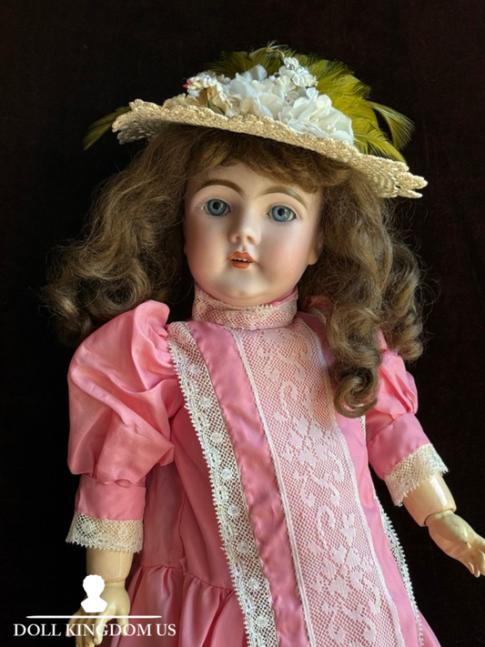 Rare Antique German 20” Kestner 149 Bisque Head Doll