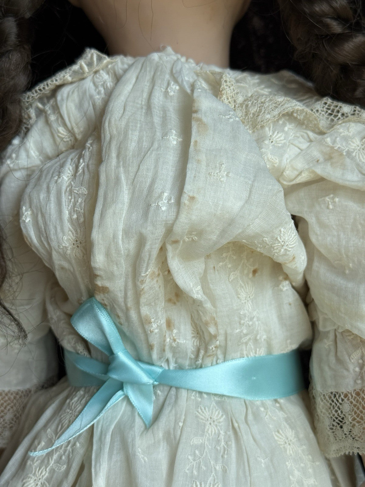 Antique French 21” Tout en Bois All Wood Doll