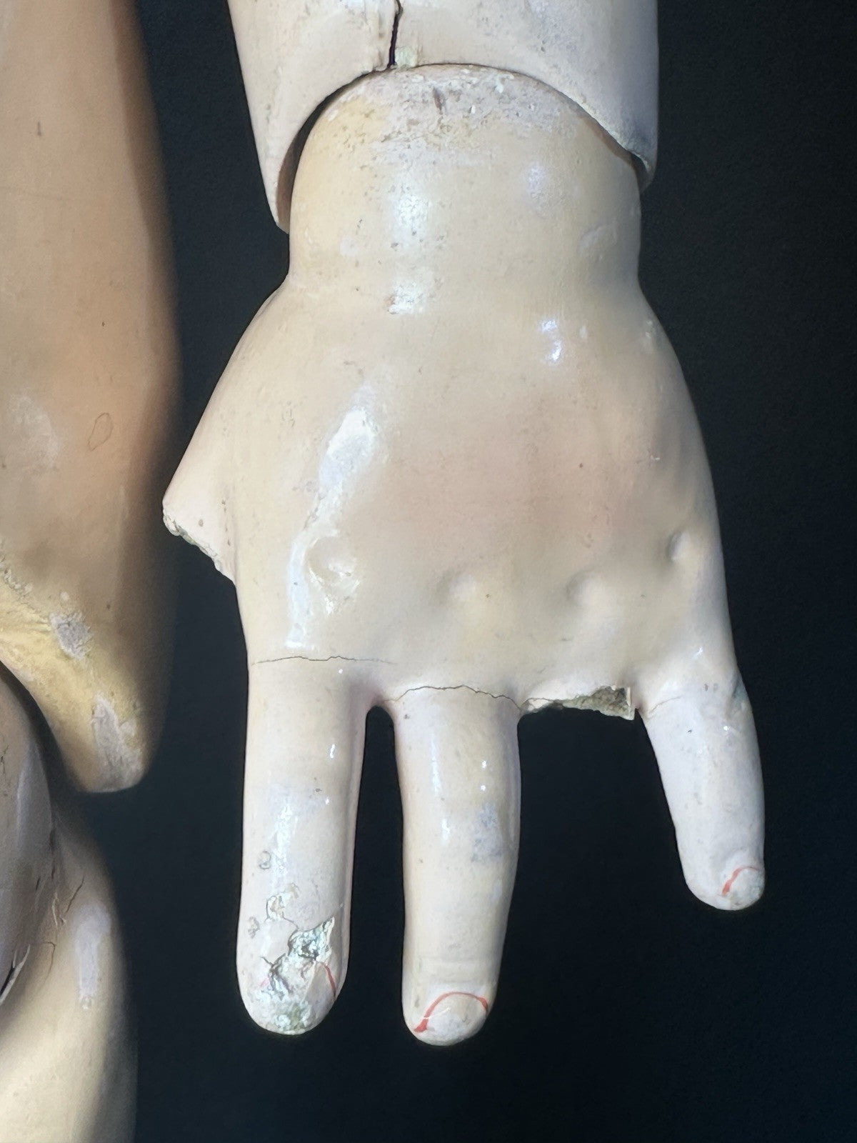 Antique JDK Kestner Mold 171 31” Doll Bisque Head Stamped Composition Body