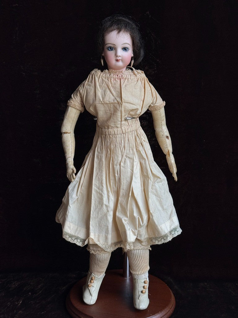 Antique French 17” Jumeau Poupee Bisque Head Fashion Doll