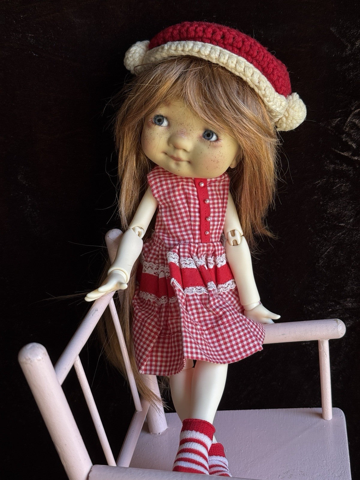Rare Meadow TWINKLE-PATTI 11.75" BJD Resin Full Set Doll Dressed Incorrect Body