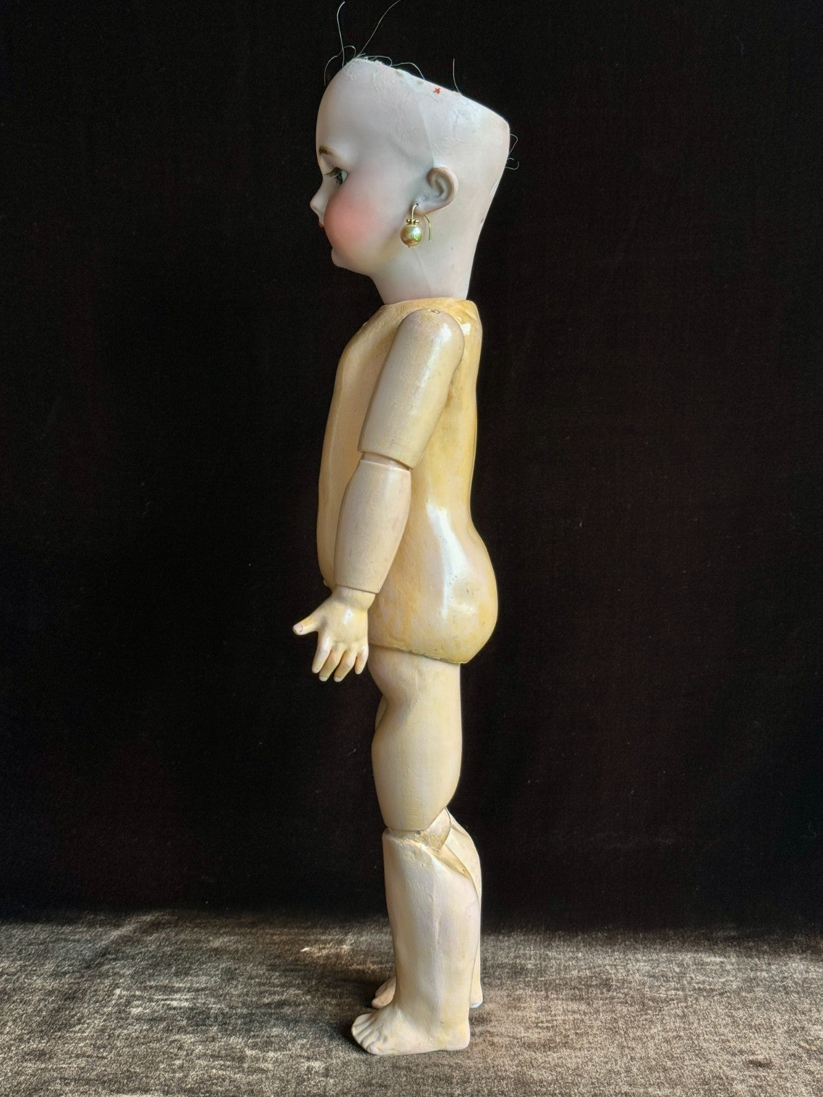 Antique German French 18” Tete Jumeau Simon Halbig Dep Bisque Head Doll