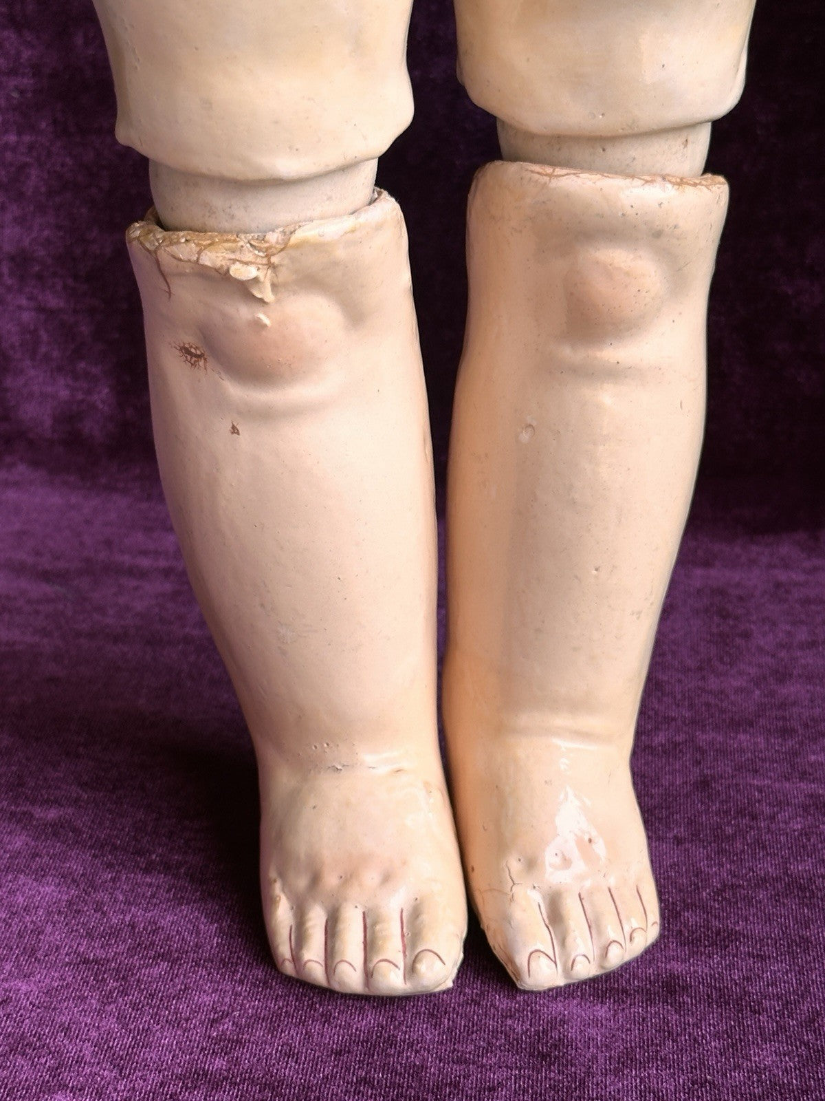 Antique German 24” Hamburger & Co. Viola Bisque Head Doll