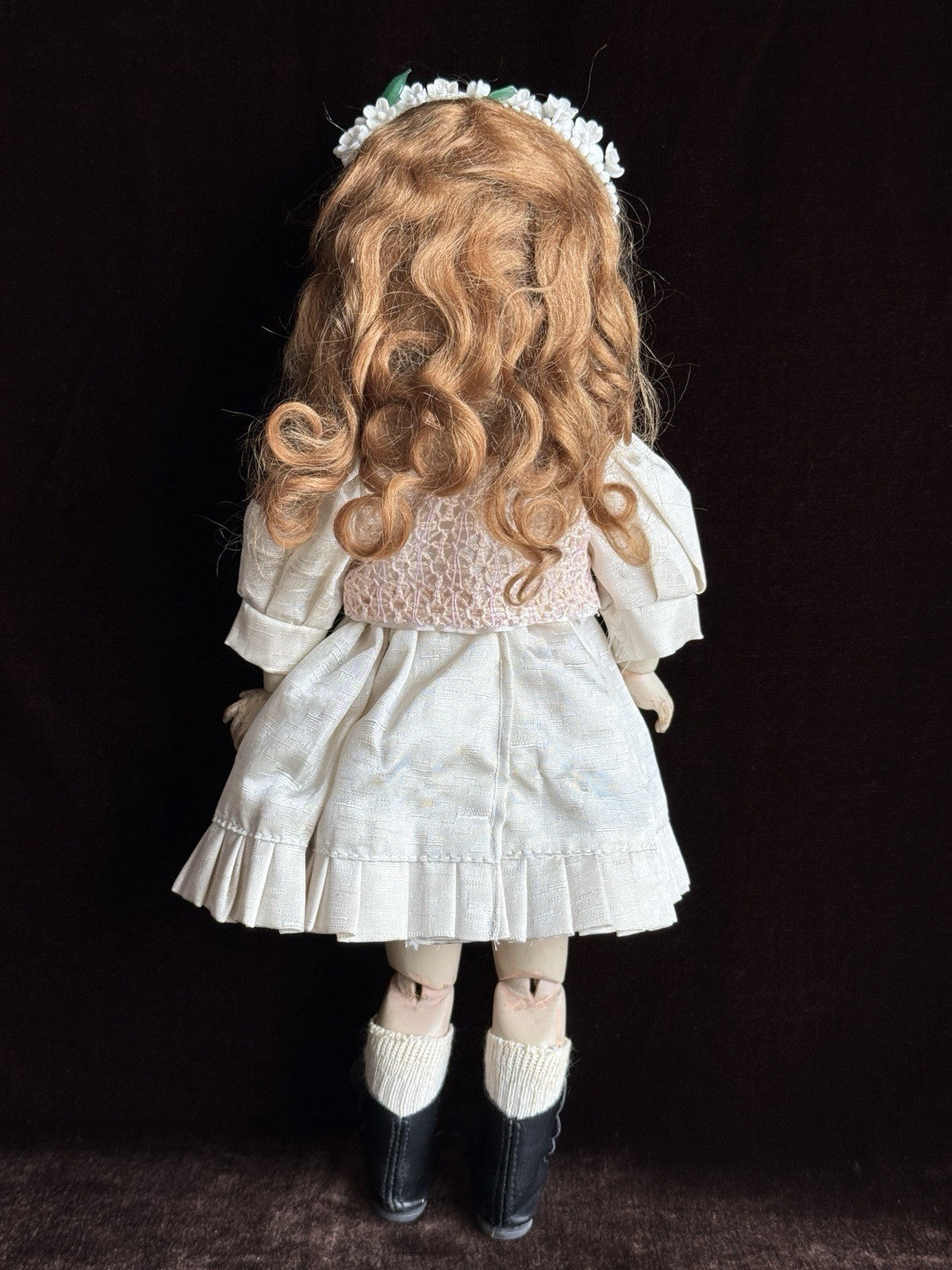 Antique French 13.25” SFBJ (?) Bisque Head Doll