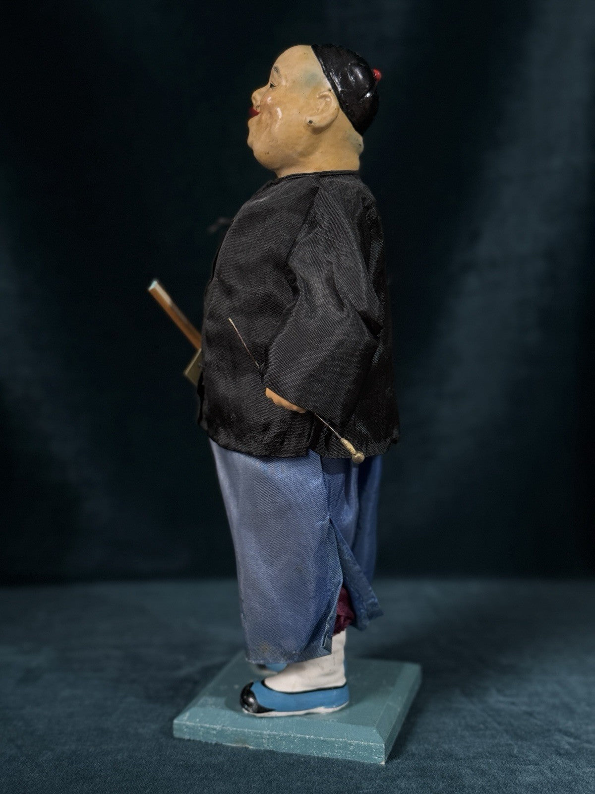 Lot Of 2 Vintage Composition 11.5” Dolls “Chinese Merchant Mr Foo And His Wife”